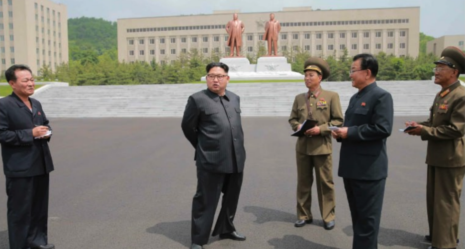 Kim Jong Un’s university emblem revealed, featuring missile and atomic symbols