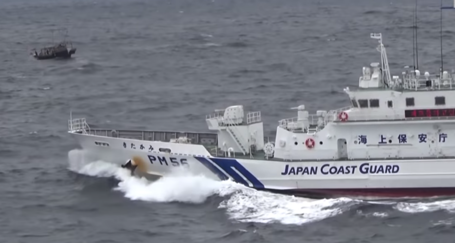 North Korean fishing boat sinks following collision with Japanese patrol vessel