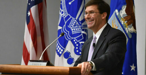 U.S. defense chief Esper to visit Seoul next week, Pentagon says