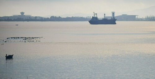 Suspected sanctions-busting cargo ship sank in October, North Korean media says