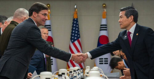 US-ROK defense ministers discuss joint drills and joint response over COVID-19