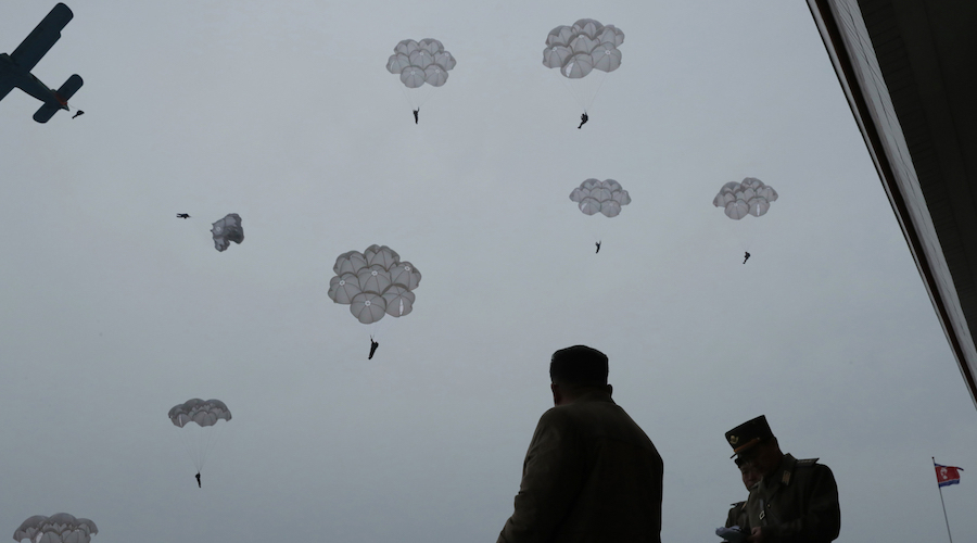 Kim Jong Un guides second round of training exercises by North Korean air force