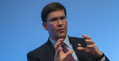 South Korea, U.S. must “remain flexible” on joint military drills: Esper