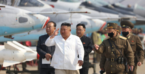 Kim Jong Un hails North Korean military’s readiness at air force drill