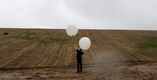 Activist group launches balloons containing bibles towards North Korea