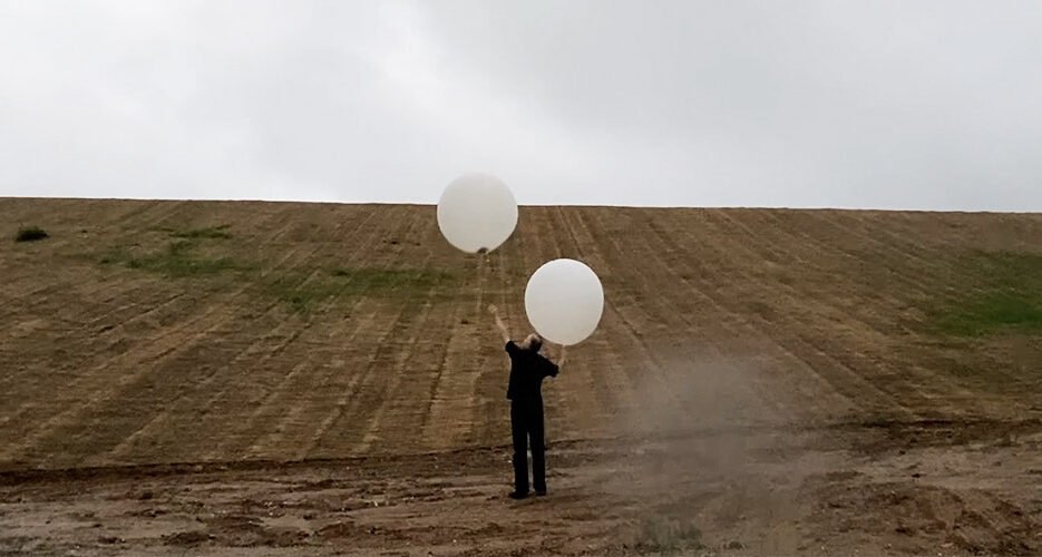 Activist group launches balloons containing bibles towards North Korea