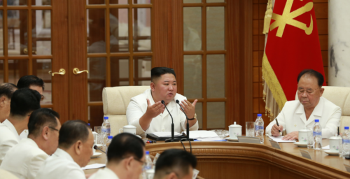 Kim Jong Un holds meeting on incoming typhoon, urges better COVID-19 plan