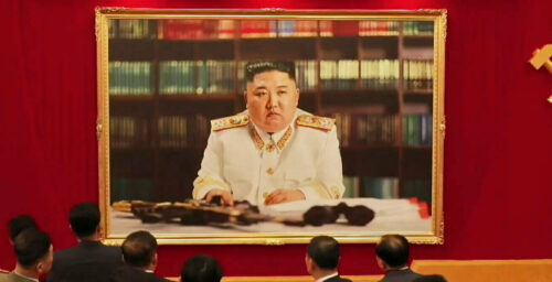 Kim Jong Un suits up in military uniform for never-before-seen portrait