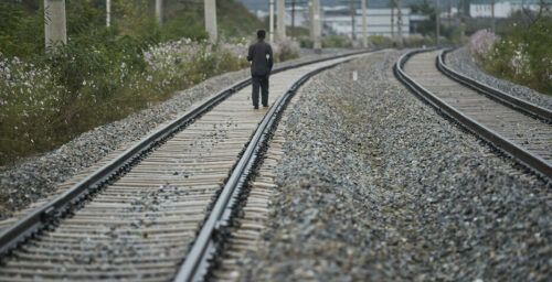 Forget planes. South Korea wants to ride a North Korean railway to the Olympics.