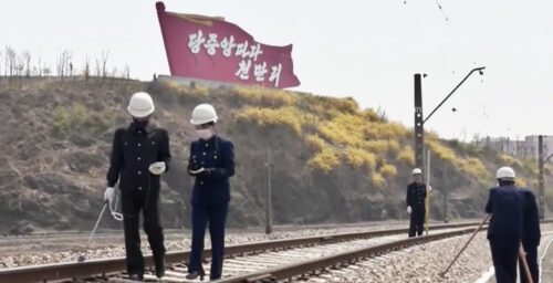 Big red flag? Signs praising Kim Jong Un replaced by party slogan nationwide