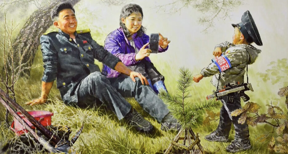 Toy guns and puppies: The latest art by North Korea’s famed Mansudae Studio