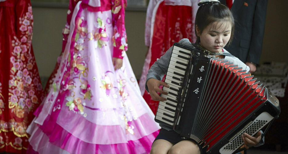 In North Korea, the accordion plays the soundtrack of the state