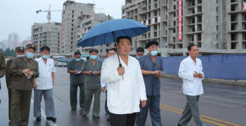 Kim Jong Un visits construction site for new luxury apartments in Pyongyang