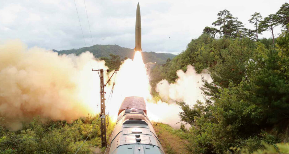 North Korea tested new train-launched ballistic missile system: state media 