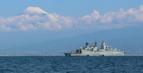 German warship arrives in Japan to join DPRK sanctions mission for first time