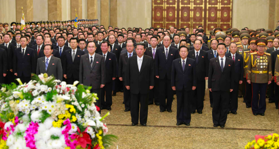 Kim Jong Un visits shrine to offer ‘new year greetings’ to late former leaders