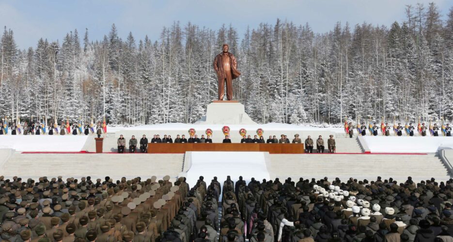 Kim Jong Un leads frigid outdoor meeting to honor late father’s birthday