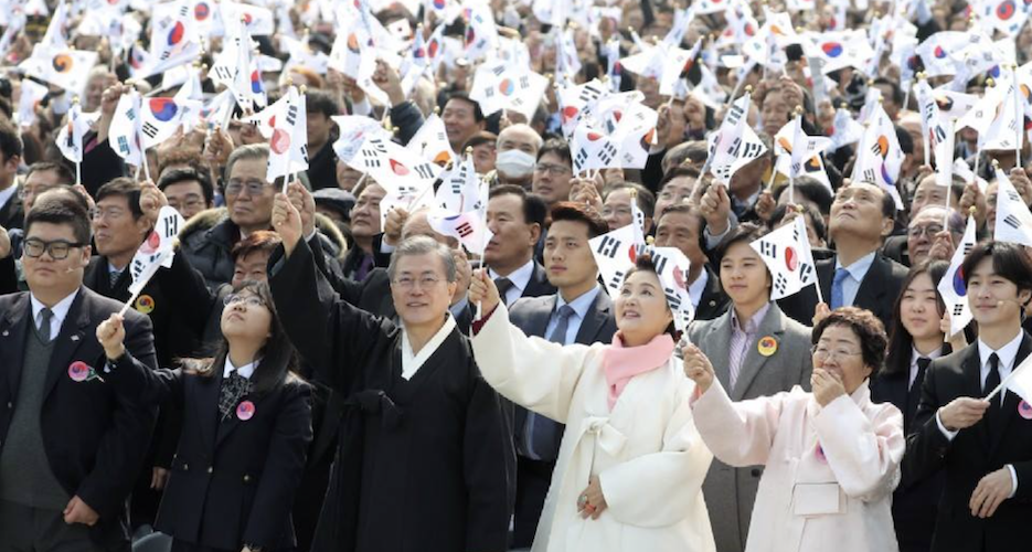 Moon says South Korea will become stronger nation through peace with North Korea