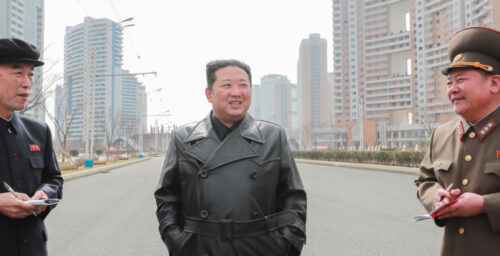 Kim Jong Un visits mega skyscraper project in Pyongyang ahead of April opening