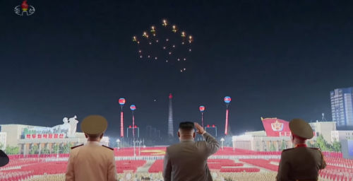 Jets heard over Pyongyang in possible practice for night-time parade: Sources