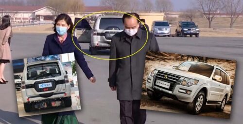 Top North Korean official riding around in possibly sanctioned Mitsubishi SUV