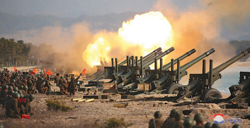 North Korea fires more than 60 rounds of artillery near Northern Limit Line: JCS