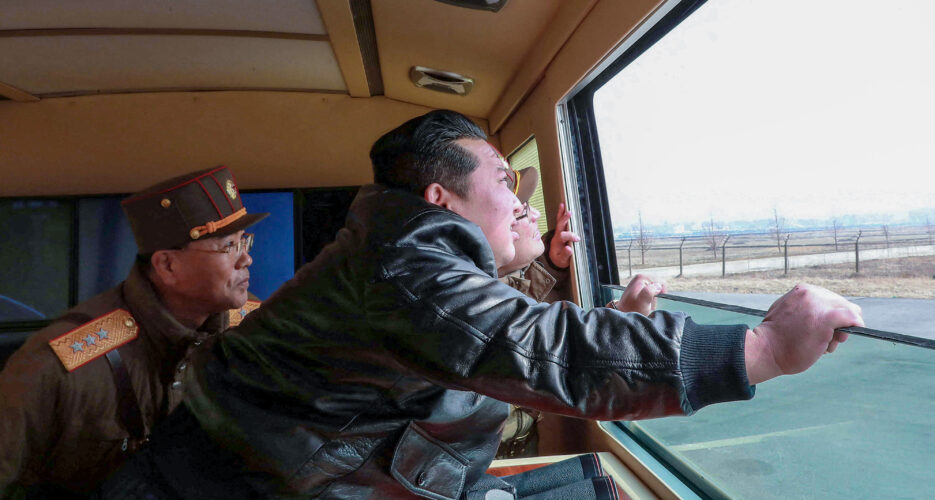 Kim Jong Un uses custom Chinese bus to track missile launches, photos show