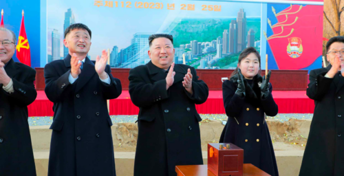 Kim Jong Un and daughter inaugurate new street construction project in Pyongyang