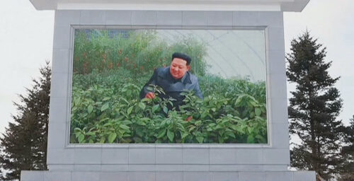 Kim Jong Un accelerates cult of personality with new mural of himself