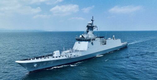 ROK navy christens new Cheonan frigate 13 years after North Korean attack