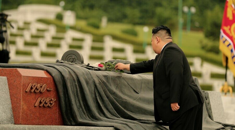 Kim Jong Un stresses ‘anti-US’ stance at war anniversary cemetery visits