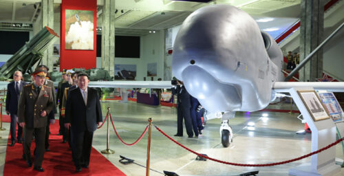 North Korea debuts new spy and combat drones that mimic US models