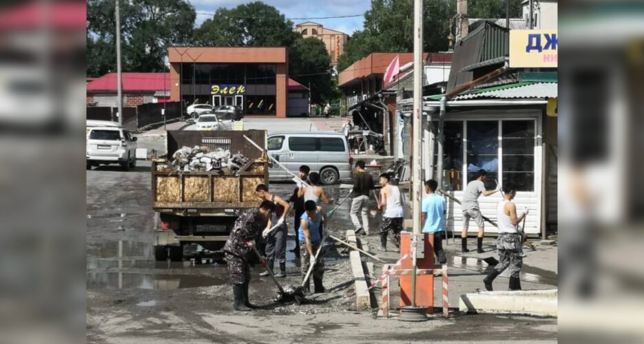 Russia says North Koreans ‘volunteered’ for recovery work in storm-hit Far East