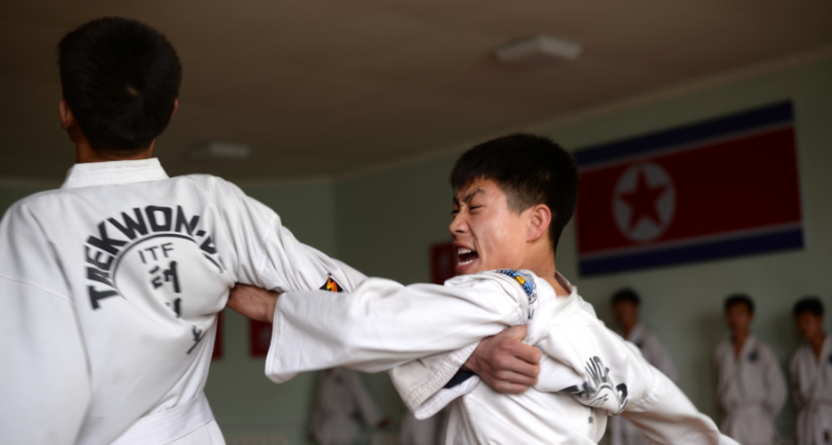 North Korean taekwondo team headlines opening ceremony of Kazakhstan competition