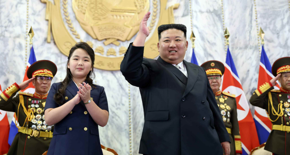 Kim Jong Un celebrates 75 years of North Korea with mass ‘militia’ parade