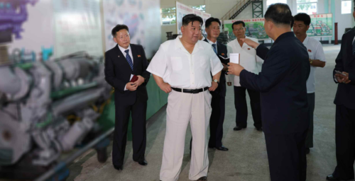 Kim Jong Un tours two military factories, emphasizes modern naval capabilities