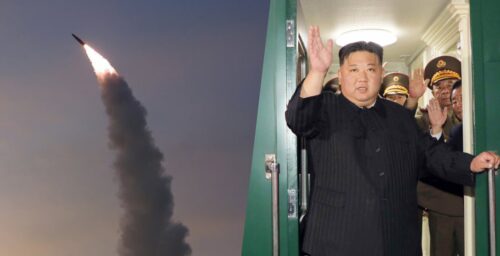 North Korea launches ballistic missiles as Kim Jong Un visits Russia for summit