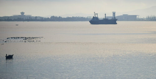 Shady freighter with Sierra Leone flag spotted in key North Korean ports