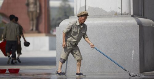 How North Korean neighborhood watch groups do dirty work of keeping cities clean