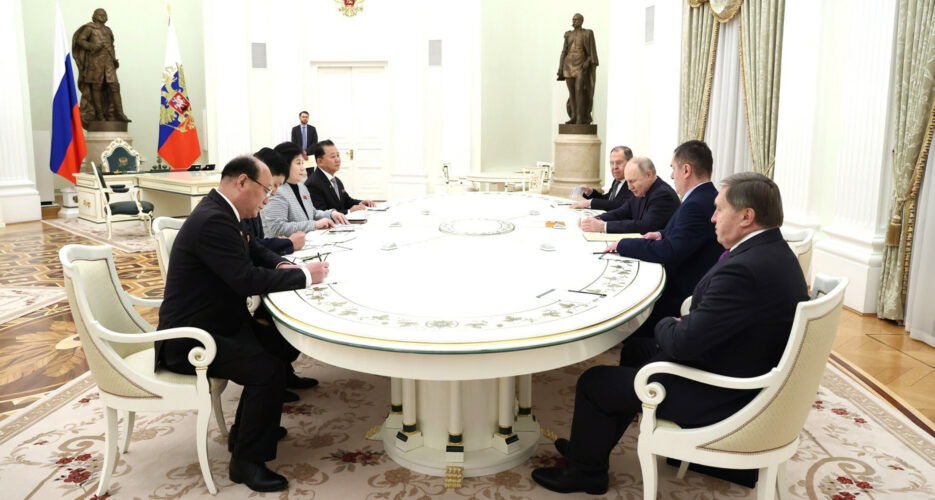 North Korean minister talked arms and space cooperation with Putin, photos show