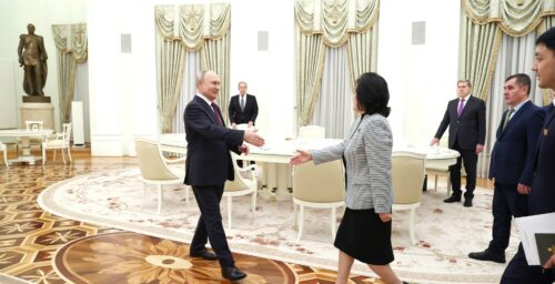 North Korean foreign minister meets with Vladimir Putin in Moscow