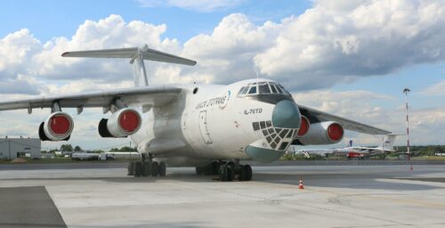 Sanctioned Russian plane linked to military makes unusual detour to North Korea