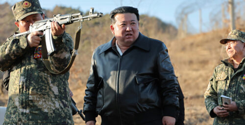 Kim Jong Un leads military drill simulating takeover of South Korean guard posts