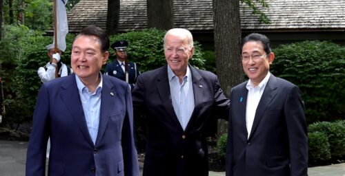 North Korea slams op-ed by Biden officials after playing down election stakes