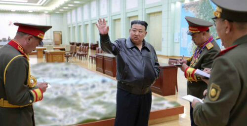 Kim Jong Un inspects model of Seoul, says military ready for full mobilization