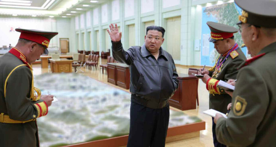 Kim Jong Un inspects model of Seoul, says military ready for full mobilization