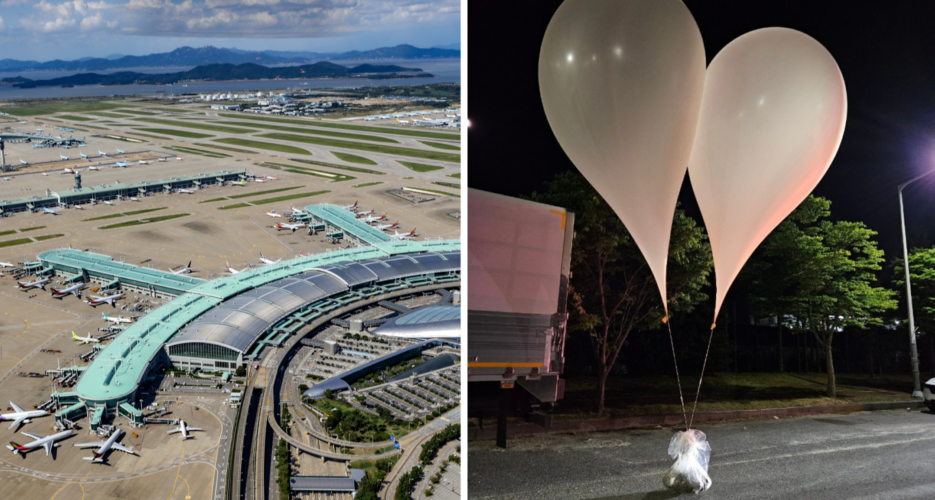 Incheon airport suspends flights after North Korean balloons endanger aircraft