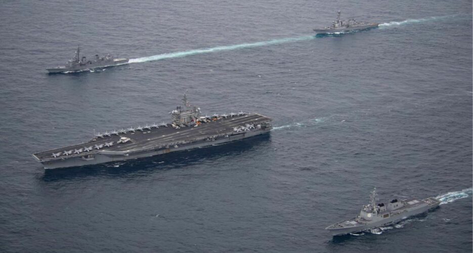 US, ROK and Japan hold large-scale military drills for second time this year