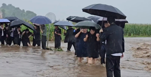 The view from China: Social media offers glimpse of flood damage in North Korea