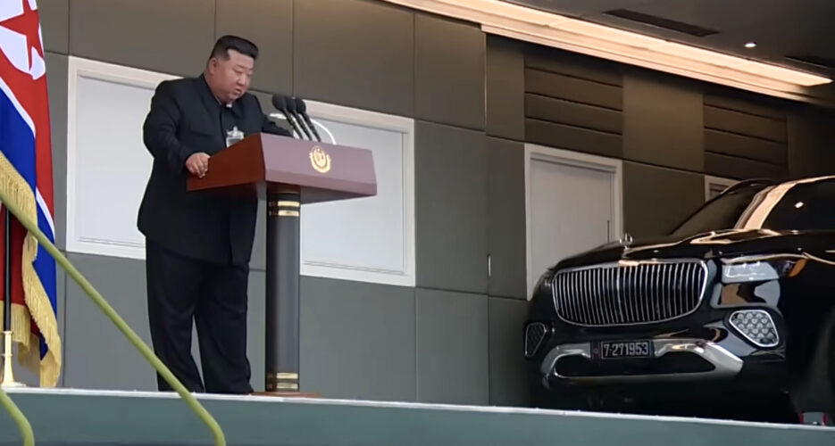 Kim Jong Un flaunts new $200K Maybach SUV in front of homeless flood victims